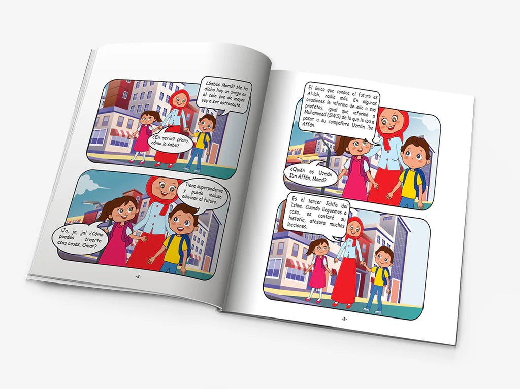 Los cuatro Jalifas bien guidos del islam: Uzmān ibn Affān Dhu Nurain