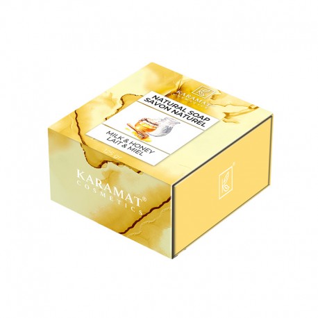 Jabón natural con leche y miel